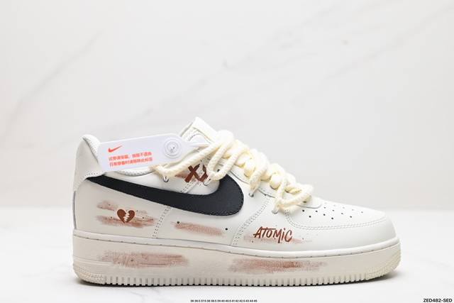 公司级nike Air Force 1‘07 Lv8 原楦头原纸板 打造纯正低帮空军版型 专注外贸渠道 全掌内置蜂窝气垫 原盒配件 原厂中底钢印、拉帮完美 官方