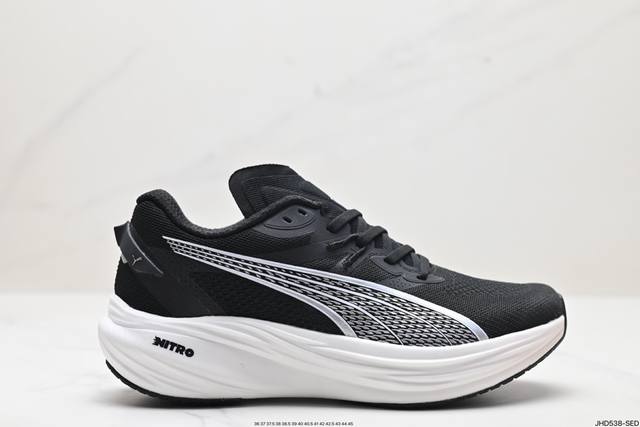 公司级彪马puma Deviate Ntro 3 舒适防滑耐磨 低帮 休闲跑步鞋 男款 货号:309707 01 尺码:36 37 37.5 38 38.5 3