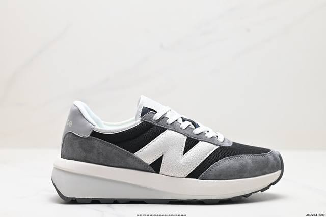 公司级new Balance Nb370 新百伦织物层牛皮防滑减震透气舒适耐磨减震低帮轻休闲鞋 货号:U370Ae 尺码:36 37 37.5 38 38.5