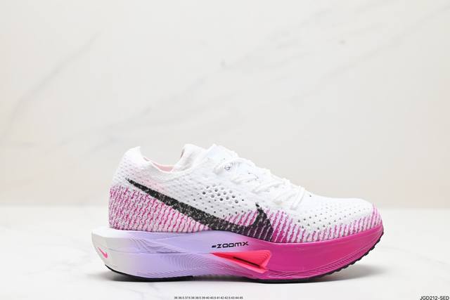 公司级nike Zoomx Vaporfly Next% 3 马拉松 泡棉超轻缓震运动慢跑鞋 采用全新vaporweave科技轻量网织半镂空轻薄透气鞋面#搭载双