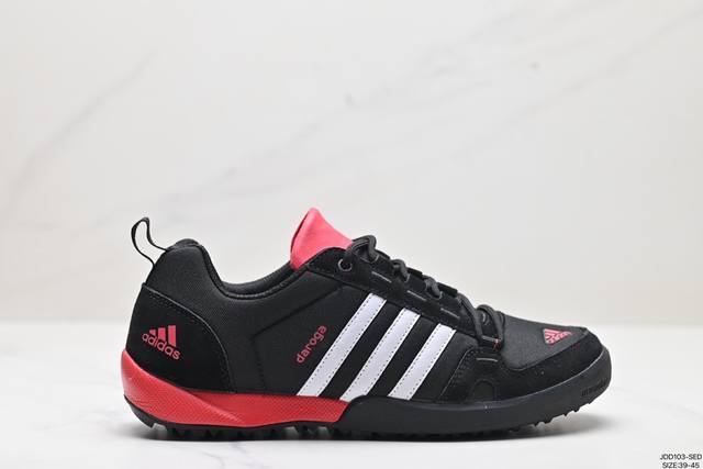 真标adidas Daroga Canvas 阿迪达斯男鞋登山鞋防滑耐磨野营运动鞋减震越野徒步鞋军迷户外靴 货号:Q34647 尺码:39-45 ld:Jdd1