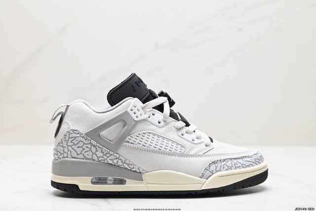 真标nike Air Jordan Spizike Low舒适百搭 防滑耐磨 低帮 复古篮球鞋 货号:Fq1759-141 尺码:36 36.5 37.5 38