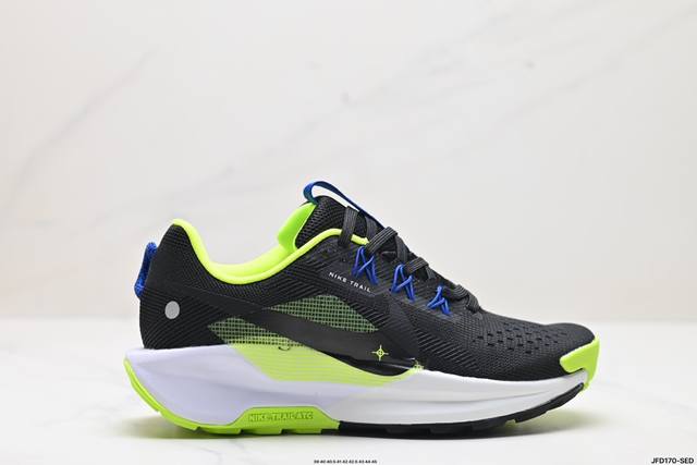 公司级nike Reactx Pegasus Trail 5 next Nature 越野跑步鞋 登月兼顾迅疾外观和稳固脚感 后跟覆面和中足动态支撑巧妙融合 缔