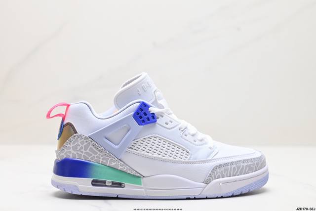 真标nike Air Jordan Spizike Low舒适百搭 防滑耐磨 低帮 复古篮球鞋 货号:Fq1759-400 尺码:36 36.5 37.5 38