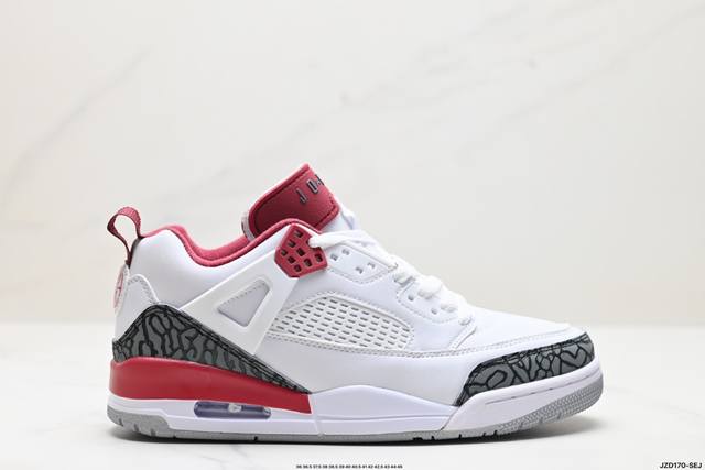 真标nike Air Jordan Spizike Low舒适百搭 防滑耐磨 低帮 复古篮球鞋 货号:Fq1759-400 尺码:36 36.5 37.5 38