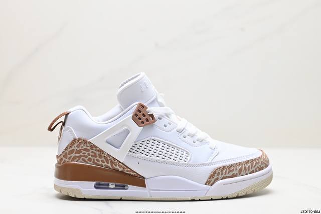 真标nike Air Jordan Spizike Low舒适百搭 防滑耐磨 低帮 复古篮球鞋 货号:Fq1759-400 尺码:36 36.5 37.5 38