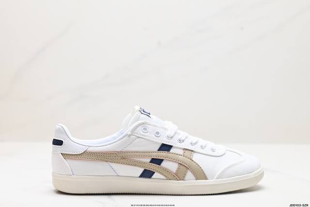 公司级亚瑟士 Onitsuka Tiger Tokuten 复古低帮休闲跑鞋 实拍首发 鞋跟 鞋舌处印有鬼塚虎特有的品牌logo标志 提升品牌的认知度 柔软内里