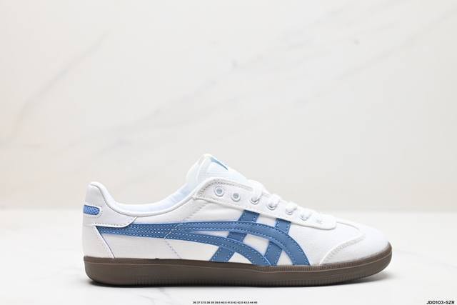 公司级亚瑟士 Onitsuka Tiger Tokuten 复古低帮休闲跑鞋 实拍首发 鞋跟 鞋舌处印有鬼塚虎特有的品牌logo标志 提升品牌的认知度 柔软内里