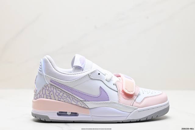 公司级三合一最强合体，多种新配色回归耐克nike Air Jordan Legacy 312 Low”White Grey Fog Blue Red“乔丹最强三