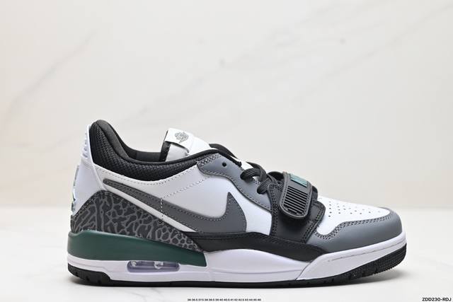 公司级三合一最强合体，多种新配色回归耐克nike Air Jordan Legacy 312 Low”White Grey Fog Blue Red“乔丹最强三