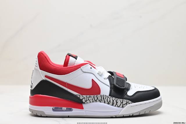 公司级三合一最强合体，多种新配色回归耐克nike Air Jordan Legacy 312 Low”White Grey Fog Blue Red“乔丹最强三