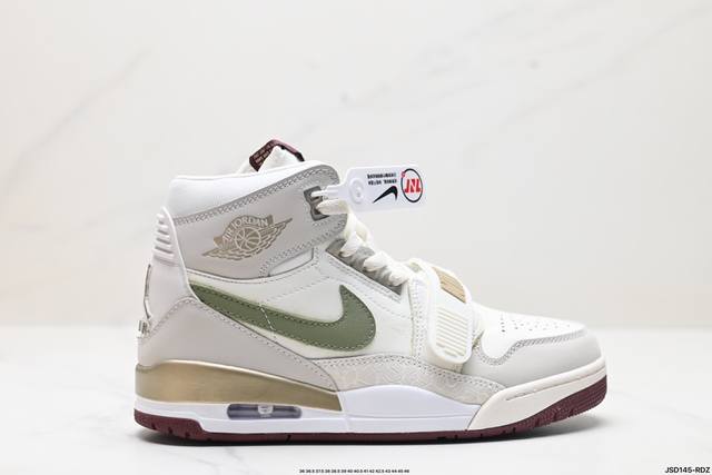 公司级三合一最强合体，多种新配色回归耐克nike Air Jordan Legacy 312 Low”White Grey Fog Blue Red“乔丹最强三