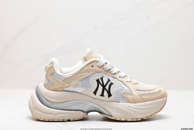 公司级mlb New York Yankees Curve Runner 舒适百搭 防滑耐磨 低帮 流浪鞋跑步鞋 货号:3Arnspl4N 尺码:35.5 36