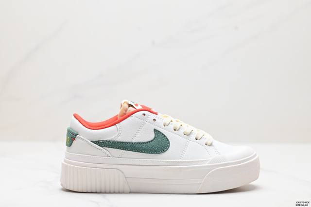 公司级耐克nike Court Legacy 百搭单品 耐克nike Court Legacy学院产物系列系列低帮经典百搭休闲运动小白板鞋 货号:Dm7590-