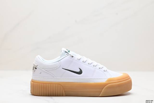 公司级耐克nike Court Legacy 百搭单品 耐克nike Court Legacy学院产物系列系列低帮经典百搭休闲运动小白板鞋 货号:Dm7590-