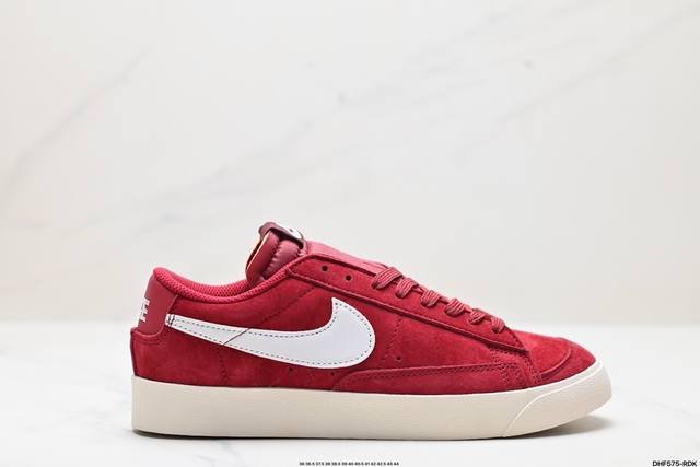 真标nike Blazer Mid‘77 Jumbo 经典百搭低帮开拓者休闲运动板鞋 货号:Db5461-001 尺码:36 36.5 37.5 38 38.5