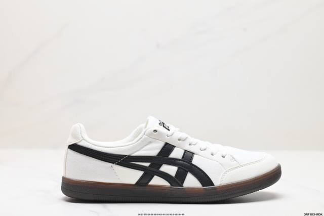 公司级亚瑟士 Onitsuka Tiger Tokuten 复古低帮休闲跑鞋 实拍首发 鞋跟 鞋舌处印有鬼塚虎特有的品牌logo标志 提升品牌的认知度 柔软内里