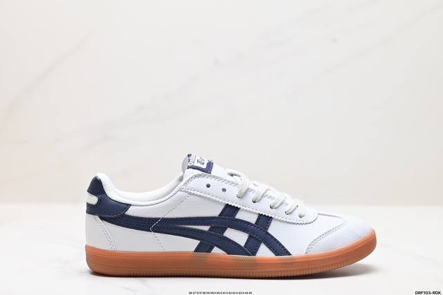 公司级亚瑟士 Onitsuka Tiger Tokuten 复古低帮休闲跑鞋 实拍首发 鞋跟 鞋舌处印有鬼塚虎特有的品牌logo标志 提升品牌的认知度 柔软内里