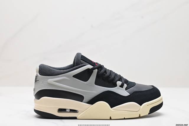 公司级nike Air Jordan 4 Rm 防滑 低帮 复古篮球鞋 橡胶耐磨防滑大底 原档案原楦数据开发 原盒配件 原厂中底钢印 正确版本 货号:Fq793