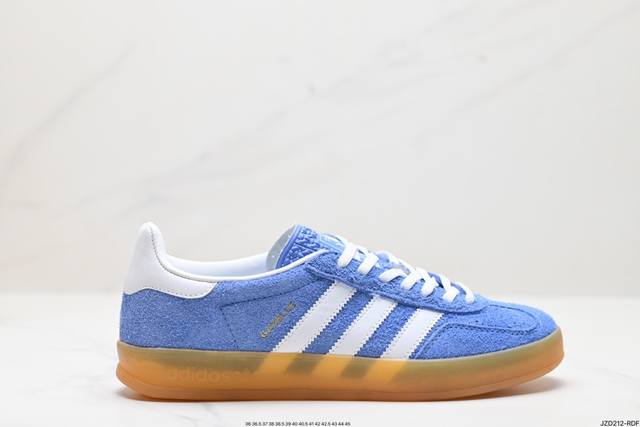 公司级adidas Originals Bad Bunny Gazelle Indoor 三叶草休闲防滑耐磨低帮板鞋 鞋头出色设计 塑就出众贴合感 稳固的后跟贴