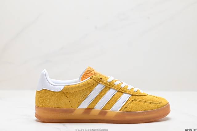 公司级adidas Originals Bad Bunny Gazelle Indoor 三叶草休闲防滑耐磨低帮板鞋 鞋头出色设计 塑就出众贴合感 稳固的后跟贴