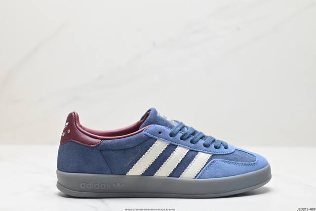 公司级adidas Originals Bad Bunny Gazelle Indoor 三叶草休闲防滑耐磨低帮板鞋 鞋头出色设计 塑就出众贴合感 稳固的后跟贴