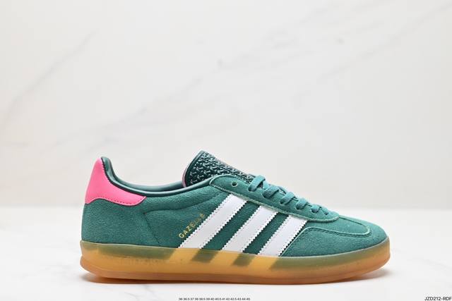 公司级adidas Originals Bad Bunny Gazelle Indoor 三叶草休闲防滑耐磨低帮板鞋 鞋头出色设计 塑就出众贴合感 稳固的后跟贴