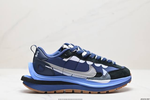 公司级耐克nike Vaporwaffle Sacai 华夫50周年系列华夫复古休闲运动慢跑鞋 后跟tpu独家4块滑块模具 夏季热门款 网面透气休闲跑步鞋 货号