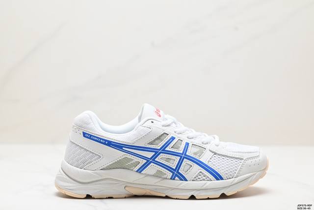 真标asics Gel-Contend 4 抗衡4代低帮城市休闲运动跑步鞋 透气网眼鞋面配合部分合成革材质 全新rearfoot Gel后置凝胶缓冲效果 货号: