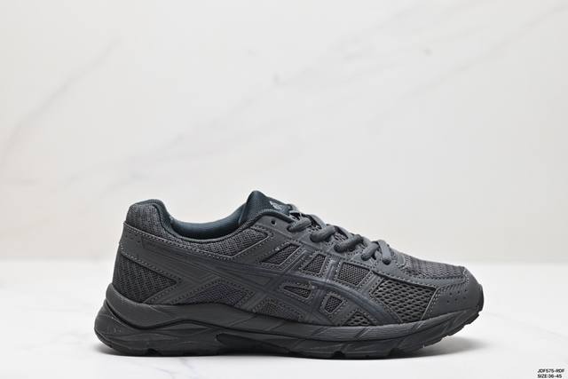 真标asics Gel-Contend 4 抗衡4代低帮城市休闲运动跑步鞋 透气网眼鞋面配合部分合成革材质 全新rearfoot Gel后置凝胶缓冲效果 货号: