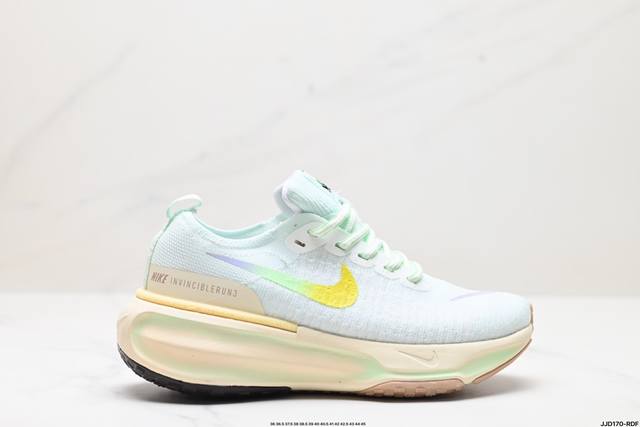 真标nike Zoomx Invincible Run Fk 3休闲运动慢跑鞋 货号:Hf5729-391 尺码:36 36.5 37.5 38 38.5 39