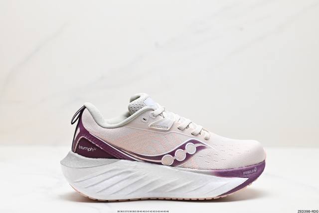 公司级saucony Triumph 22 索康尼胜利 旗舰级缓震 慢跑减震透气 低帮训练跑步鞋 货号:S10964- 尺码:36 36.5 37.5 38 3 - 点击图像关闭