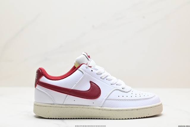 真标nike Court Vision Low 低帮百搭透气休闲运动板鞋，经典耐用的设计，兼顾舒适脚感和出众风范，演绎匠心之作。结构性的支撑贴合感结合复古篮球设 - 点击图像关闭