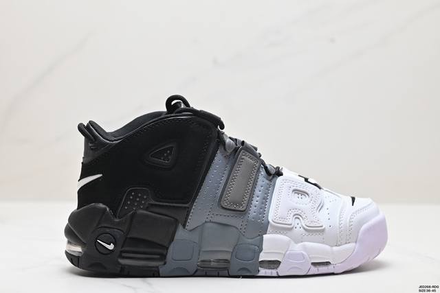 公司级耐克nike Wmns Air More Uptempo Gs Barely Green 皮蓬初代系列经典高街百搭休闲运动文化篮球鞋美国队配色 货号:92