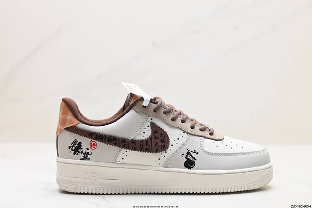 公司级nike Air Force 1‘07 原楦头原纸板 打造纯正低帮空军版型 专注外贸渠道 全掌内置蜂窝气垫 原盒配件 原厂中底钢印、拉帮完美 官方货号:F