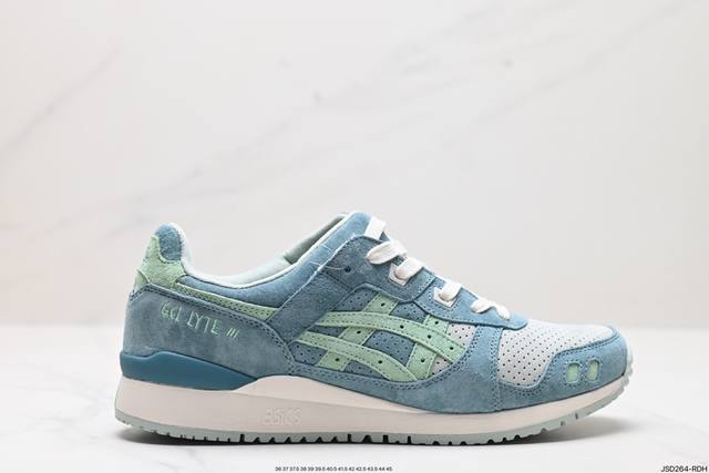 公司级asics Gel-Lyte Iii Og系列低帮经典复古休闲运动跑步鞋 采用硬质牛剖革组合透气针织鞋面材质 升级eva全新缓震中底部位科技组合耐磨橡胶外