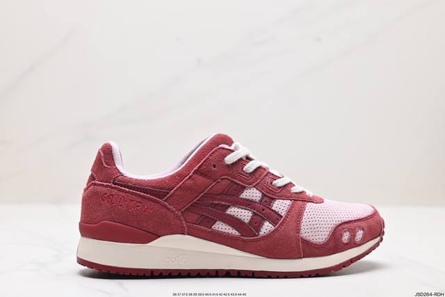 公司级asics Gel-Lyte Iii Og系列低帮经典复古休闲运动跑步鞋 采用硬质牛剖革组合透气针织鞋面材质 升级eva全新缓震中底部位科技组合耐磨橡胶外