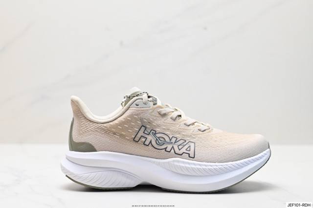 公司级小红书推荐hoka W Mach 6全新配色 这个品牌来自于新西兰的毛利语，Hoka表示大地，One One表示飞越，连起来就是飞越地平线，One One