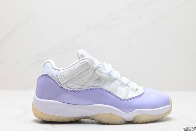 真标 Air Jordan Aj11 Low ”72-10“ 大魔王低帮原楦原档案数据开模打造 原厂中底拉帮钢印 原厂漆皮 防冻不开裂 头层皮料 原装鞋撑 水晶