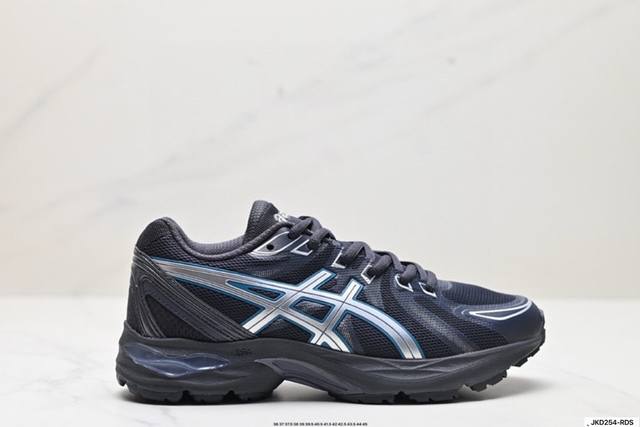 公司级亚瑟士asics Gel-Flux Cn 运动休闲透气专业跑 鞋 进口双层丝纤维工程网布鞋面 轻量舒适透 气材质中底3D可视gel缓震胶效果 升級flyt