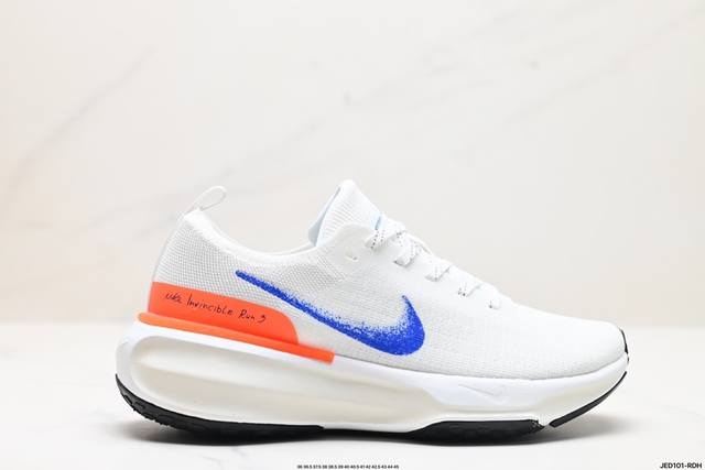 公司级nike Zoomx Invincible Run Fk 3休闲运动慢跑鞋 采用外露式flyknit飞织面料鞋面材质 搭载zoomx轻盈泡棉缓震科技中底