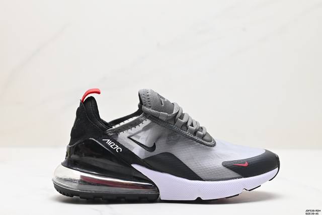 真标耐克nike Air Max 270 React 大气垫 减震 耐磨 休闲跑步鞋 货号:Ah8050-006 尺码:39-45 id:Jdf538-Rdh