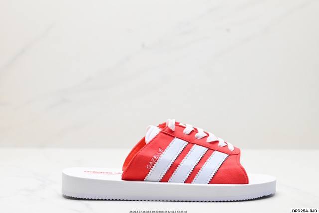 公司级阿迪达斯adidas Gazelle Beach休闲沙滩拖鞋女夏季新款adidas阿迪达斯官方三叶草 货号:Jq7421 尺码:36 36.5 37 38