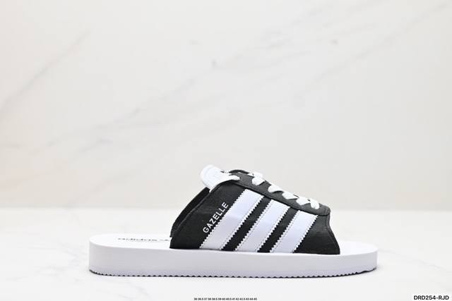 公司级阿迪达斯adidas Gazelle Beach休闲沙滩拖鞋女夏季新款adidas阿迪达斯官方三叶草 货号:Jq7421 尺码:36 36.5 37 38 - 点击图像关闭