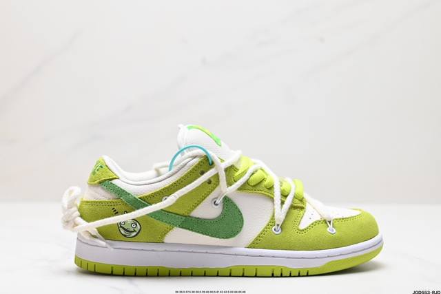 公司级耐克nike Dunk Low 扣篮系列 解构抽绳复古低帮休闲运动滑板板鞋 采用脚感柔软舒适zoomair气垫 有效吸收滑板等极限运动在落地时带来的冲击力