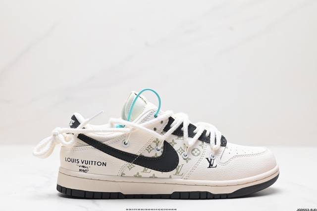 公司级耐克nike Dunk Low 扣篮系列 解构抽绳复古低帮休闲运动滑板板鞋 采用脚感柔软舒适zoomair气垫 有效吸收滑板等极限运动在落地时带来的冲击力