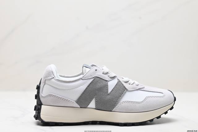 公司级new Balance Ms327 复古休闲运动慢跑鞋 完美细节 #全新 New Balance 327 系列 以更纯粹的复古风格设计打造的全新造型 侧身