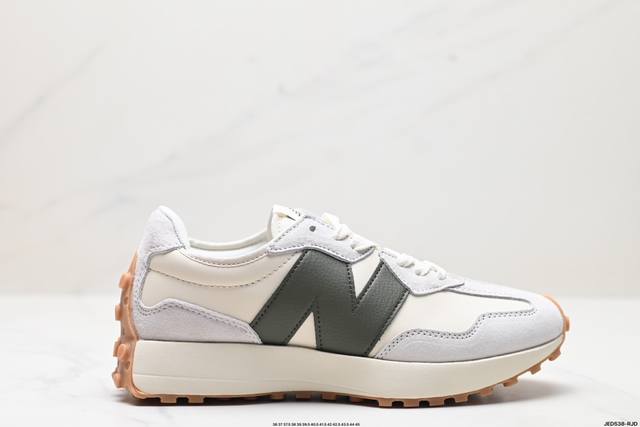 公司级new Balance Ms327 复古休闲运动慢跑鞋 完美细节 #全新 New Balance 327 系列 以更纯粹的复古风格设计打造的全新造型 侧身