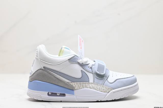 公司级三合一最强合体，多种新配色回归耐克nike Air Jordan Legacy 312 Low”White Grey Fog Blue Red“乔丹最强三