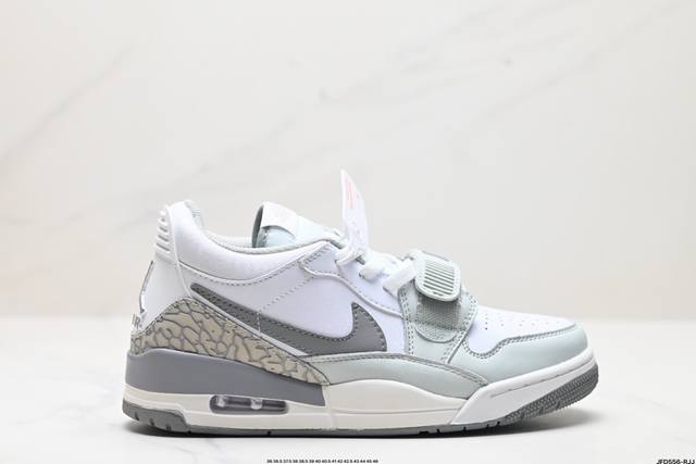 公司级三合一最强合体，多种新配色回归耐克nike Air Jordan Legacy 312 Low”White Grey Fog Blue Red“乔丹最强三